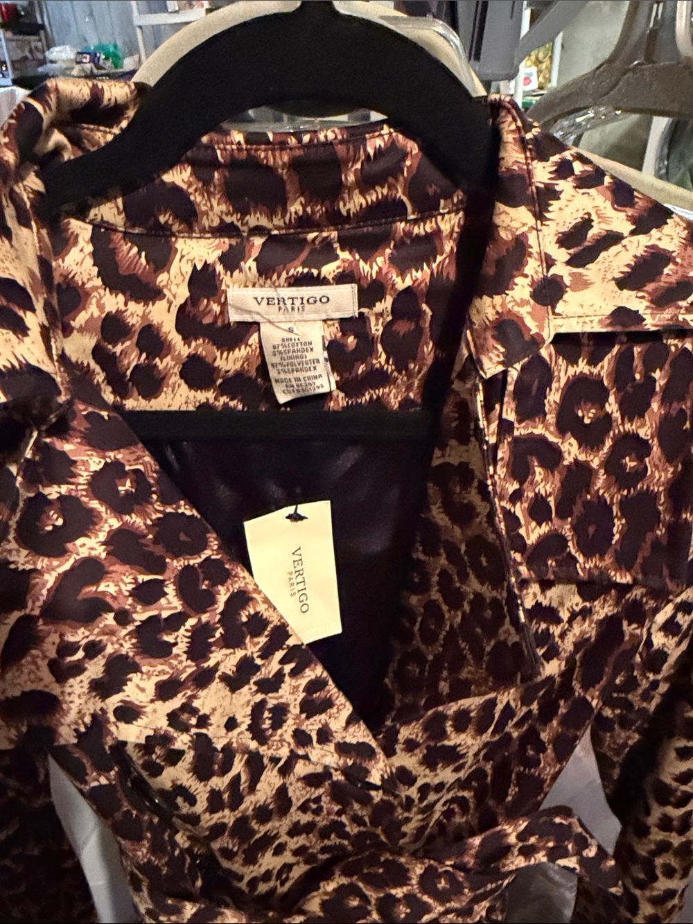 Animal print jacket